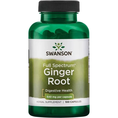Імбир Корінь імбиру екстракт, 100 капсул, Swanson Health USA: ціни та характеристики