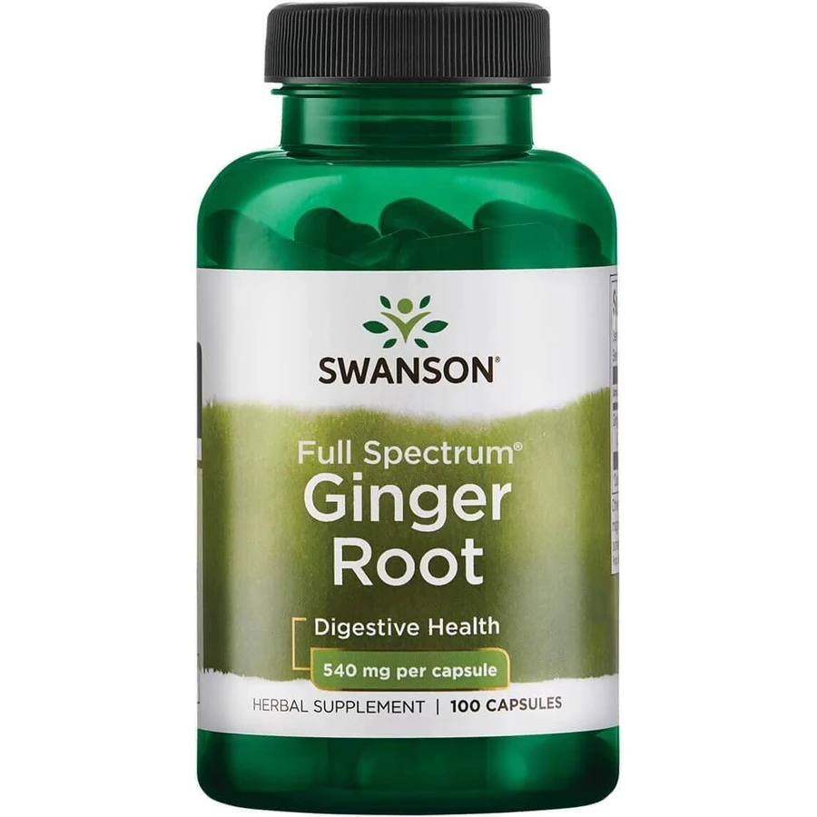 Імбир Корінь імбиру екстракт, 100 капсул, Swanson Health USA: ціни та характеристики