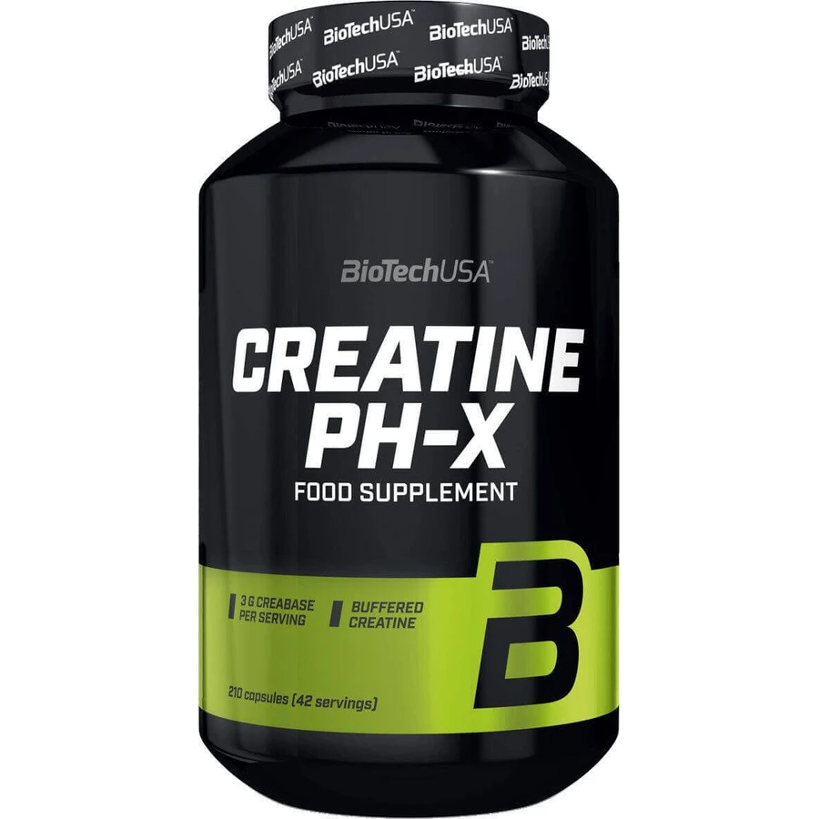 BioTech Creatine pH-X 210 капсул: цены и характеристики