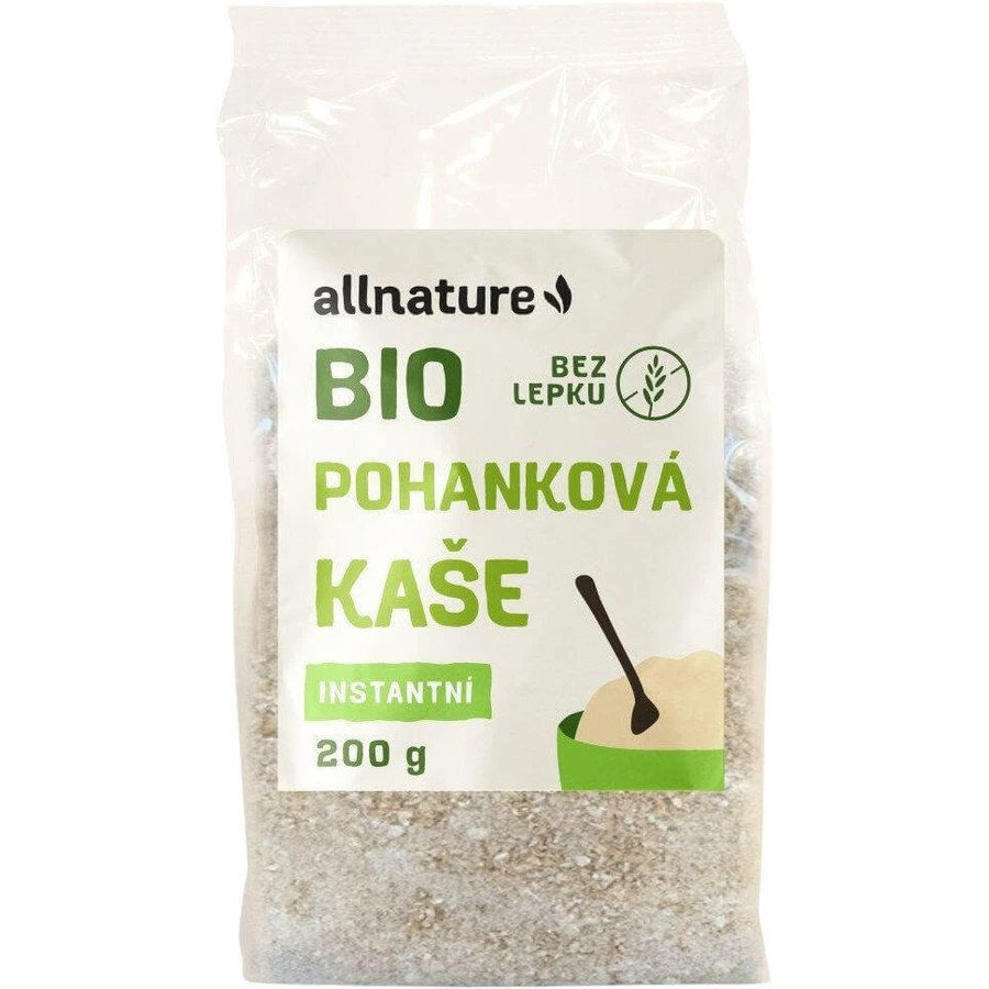 Гречана каша Allnature безглютенова, 1 х 200 г: ціни та характеристики