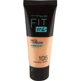 Тональний крем Maybelline New York Fit Me Matte & Poreless 105 Natural Ivory, 30 мл