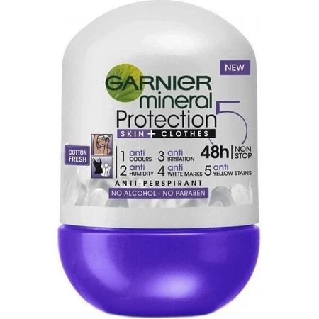 Garnier Мінеральний захист 48 годин 1×50 мл, антиперспірант у формі кульок: ціни та характеристики
