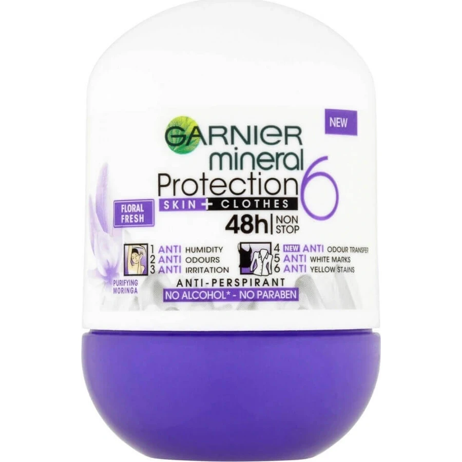 Garnier Мінеральний захист 48 годин 1×50 мл, антиперспірант у формі кульок: ціни та характеристики