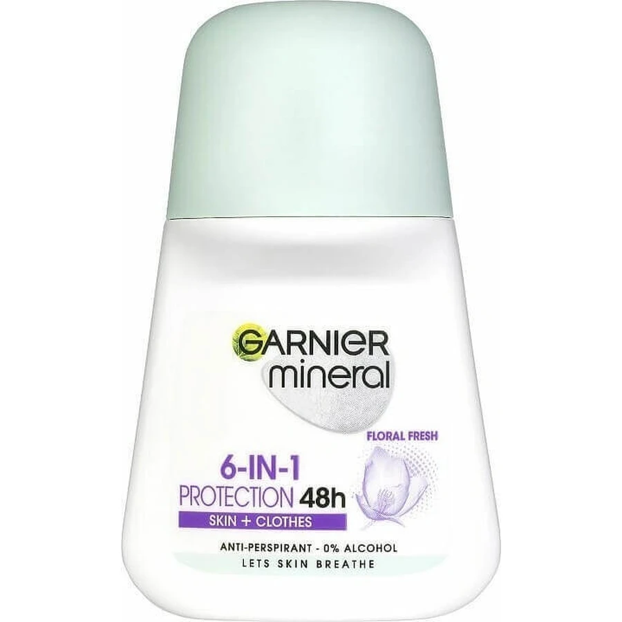 Garnier Мінеральний захист 48 годин 1×50 мл, антиперспірант у формі кульок: ціни та характеристики