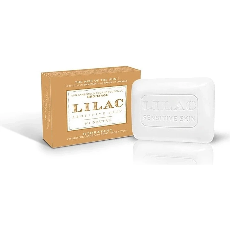 LILAC TANNING Syndet Bar - дерматологическое мыло для поддержки ожогов 1×100 г, дерматологическое мыло: цены и характеристики