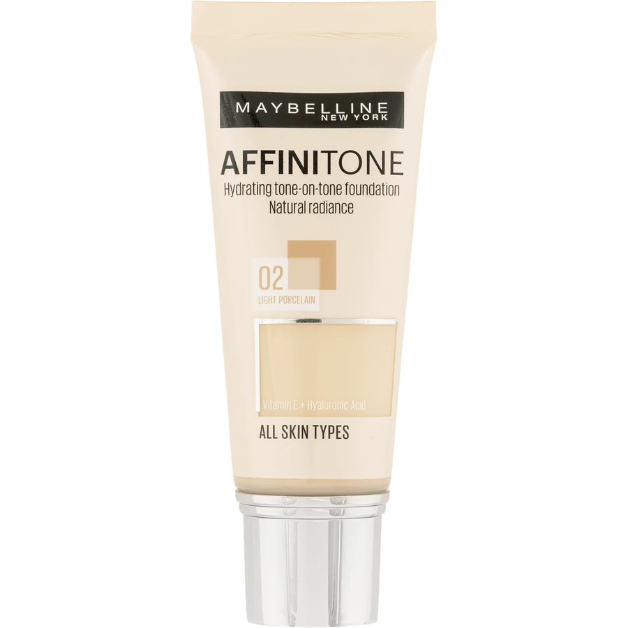 Тіні для повік Maybelline New York Affinitone відтінок 02 Світло-порцелянові 30 мл: ціни та характеристики