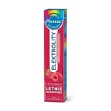 Електроліти Plusssz Electrolytes +100% Multivitamin Raspberry and Pomegranate, шипучі таблетки, №24