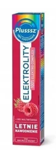 Электролиты Plusssz Electrolytes +100% Multivitamin Raspberry and Pomegranate, шипучие таблетки, №24