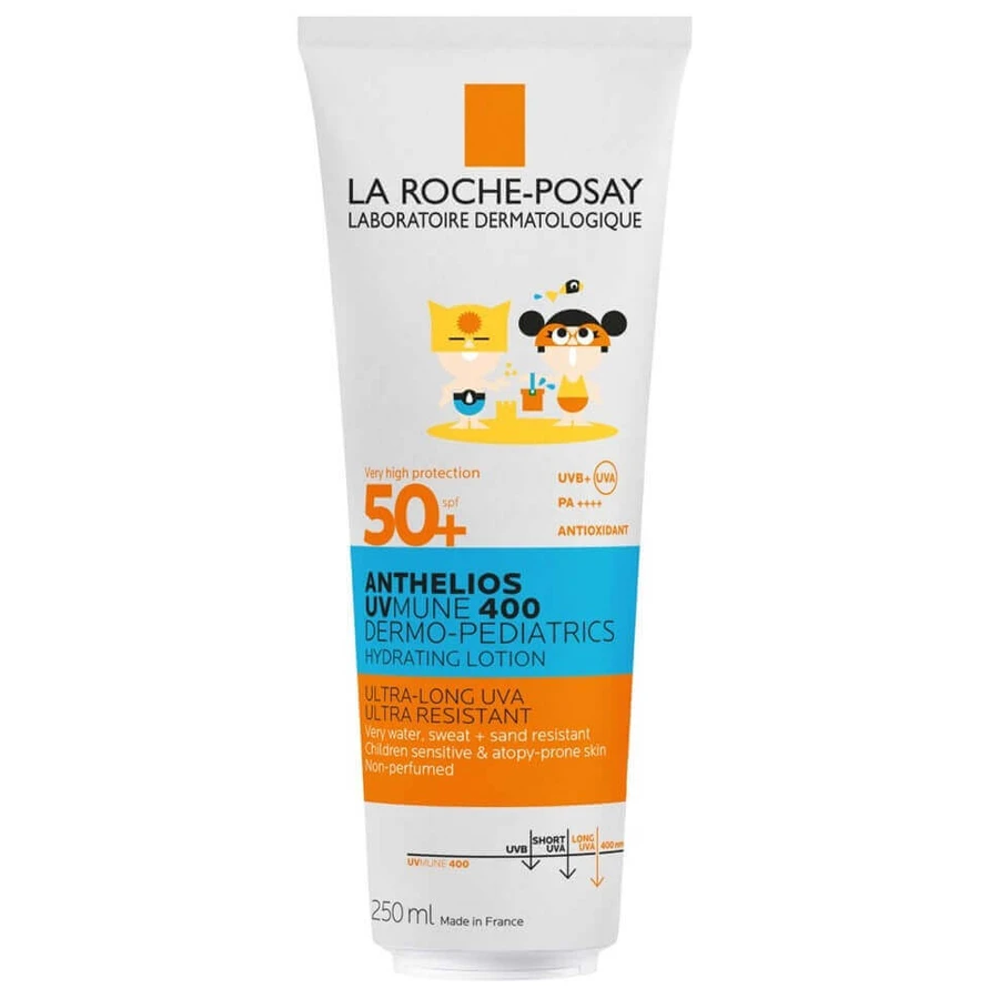Anthelios Dermo-Pediatrics зволожуючий лосьйон для обличчя та тіла для дітей з SPF 50+, 250 мл, La Roche-Posay: ціни та характеристики