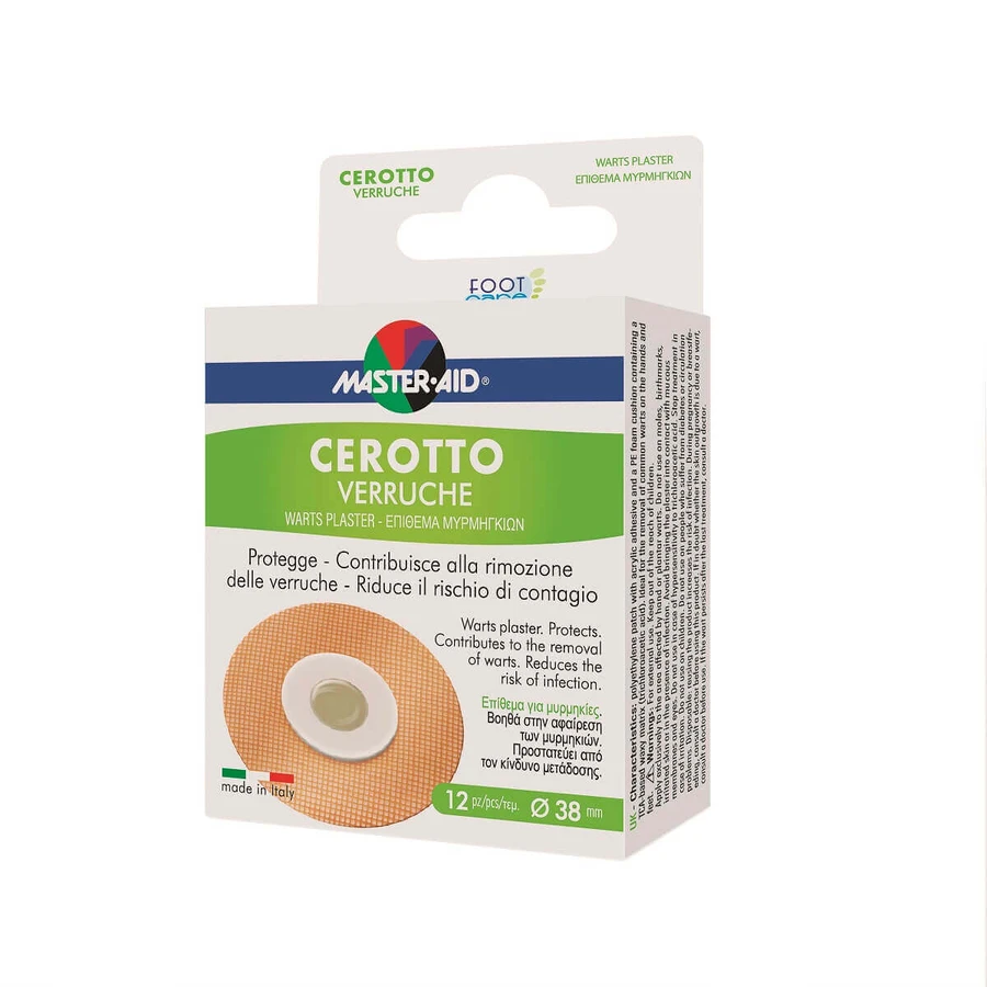Пластырь для ухода за ногами от бородавок Master Aid, 12 шт, Pietrasanta Pharma: цены и характеристики