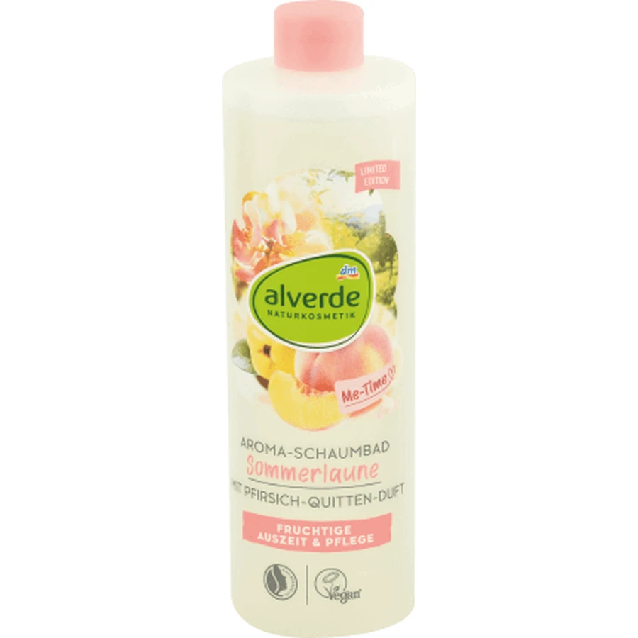 Alverde Naturkosmetik Піна для ванни з ароматом персика та айви, 400 мл: ціни та характеристики
