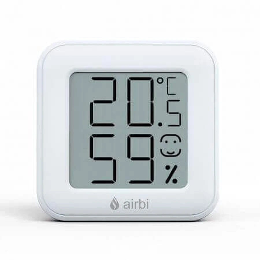 Цифровой комнатный термометр и гигрометр, белый, Airbi: цены и характеристики