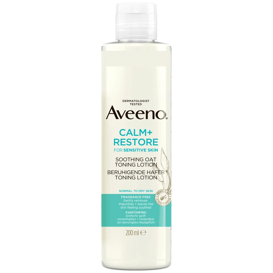 Aveeno Calm+ Restore, заспокійливий тонік з вівсяними пластівцями, 200 мл: ціни та характеристики