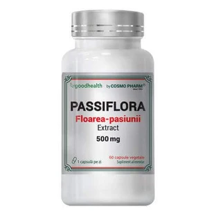 Экстракт цветков страстоцвета, 500 мг, 60 капсул, Cosmo Pharm