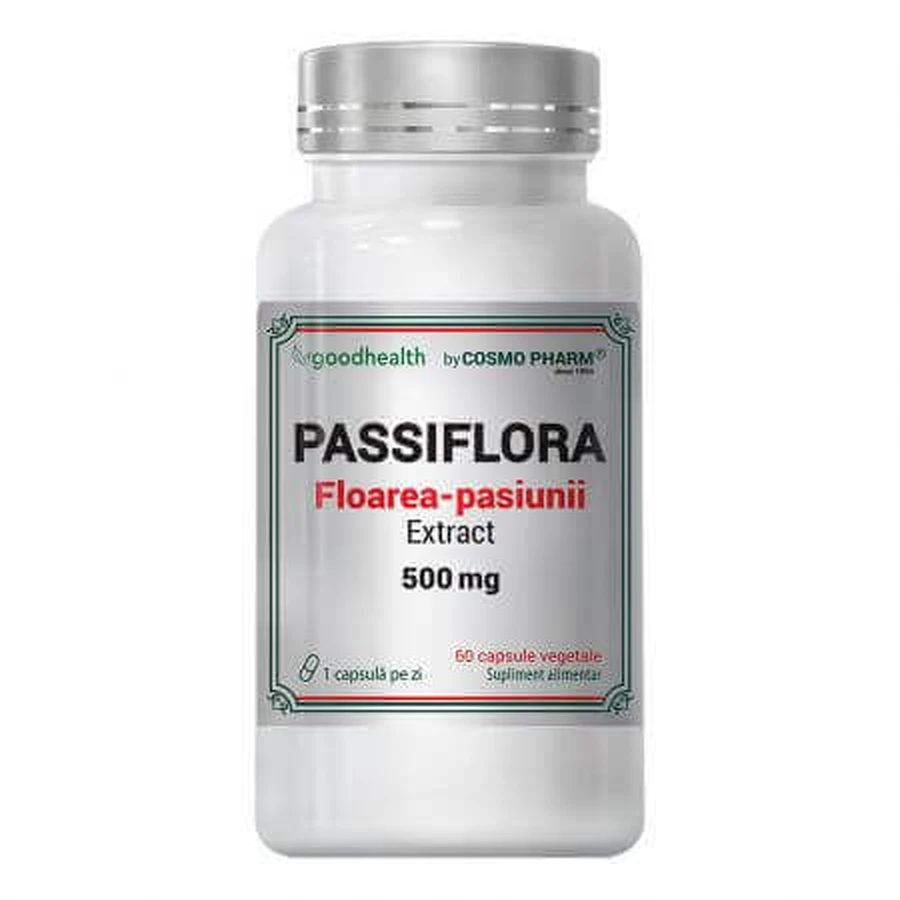 Экстракт цветков страстоцвета, 500 мг, 60 капсул, Cosmo Pharm: цены и характеристики