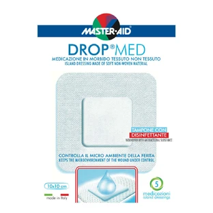 Пов'язка післяопераційна Drop Med 10x10 см, 5 шт, Pietrasanta Pharma