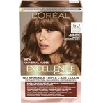 L'Oréal Paris Excellence Creme Universal Nudes перманентна фарба для волосся 6U Темний блонд 1×1 шт, колір волосся: ціни та характеристики