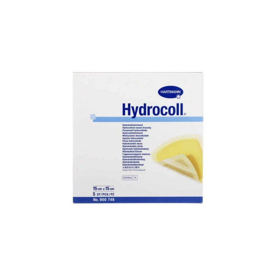Гідроколоїдна пов'язка Hartmann Hydrocolll, 15x15 см, 5 штук, : ціни та характеристики