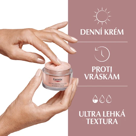Eucerin Гіалуроновий денний крем для обличчя з ефектом пружності та еластичності Rosé SPF30 50 мл: ціни та характеристики