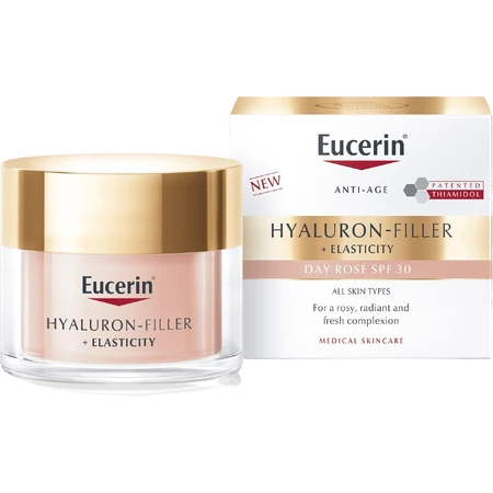 Eucerin Гіалуроновий денний крем для обличчя з ефектом пружності та еластичності Rosé SPF30 50 мл: ціни та характеристики