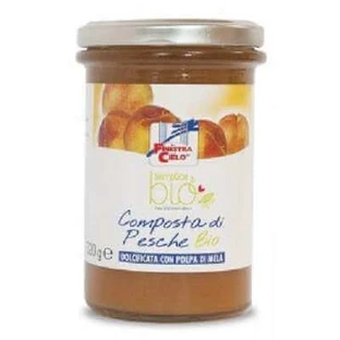 Персиковий джем без цукру, 320 г, La Finestra Sul Cielo