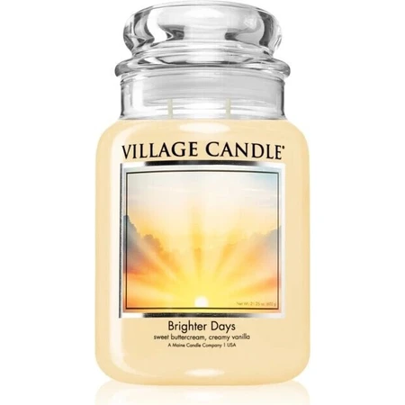 Village Candle Ароматична свічка в склі - Brighter Days - Яскравіші дні, велика 1×1 шт: ціни та характеристики
