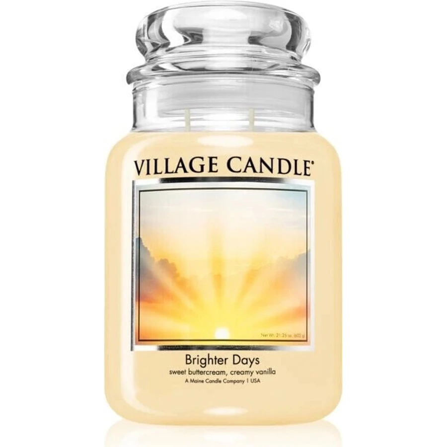 Village Candle Ароматична свічка в склі - Brighter Days - Яскравіші дні, велика 1×1 шт: ціни та характеристики