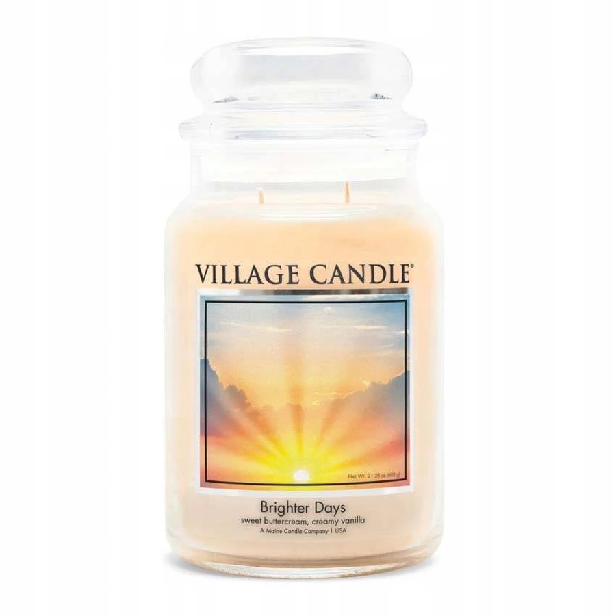 Village Candle Ароматична свічка в склі - Brighter Days - Яскравіші дні, велика 1×1 шт: ціни та характеристики