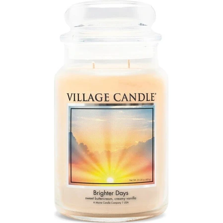 Village Candle Ароматична свічка в склі - Brighter Days - Яскравіші дні, велика 1×1 шт: ціни та характеристики