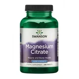 Swanson Magnesium Citrate, цитрат магнію, 240 таблеток