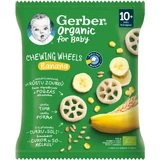 Gerber Organic жевательные колеса с бананом 28 г
