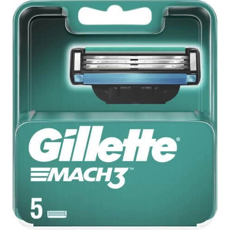 Gillette Mach3 Сменные головки 5 шт.: цены и характеристики