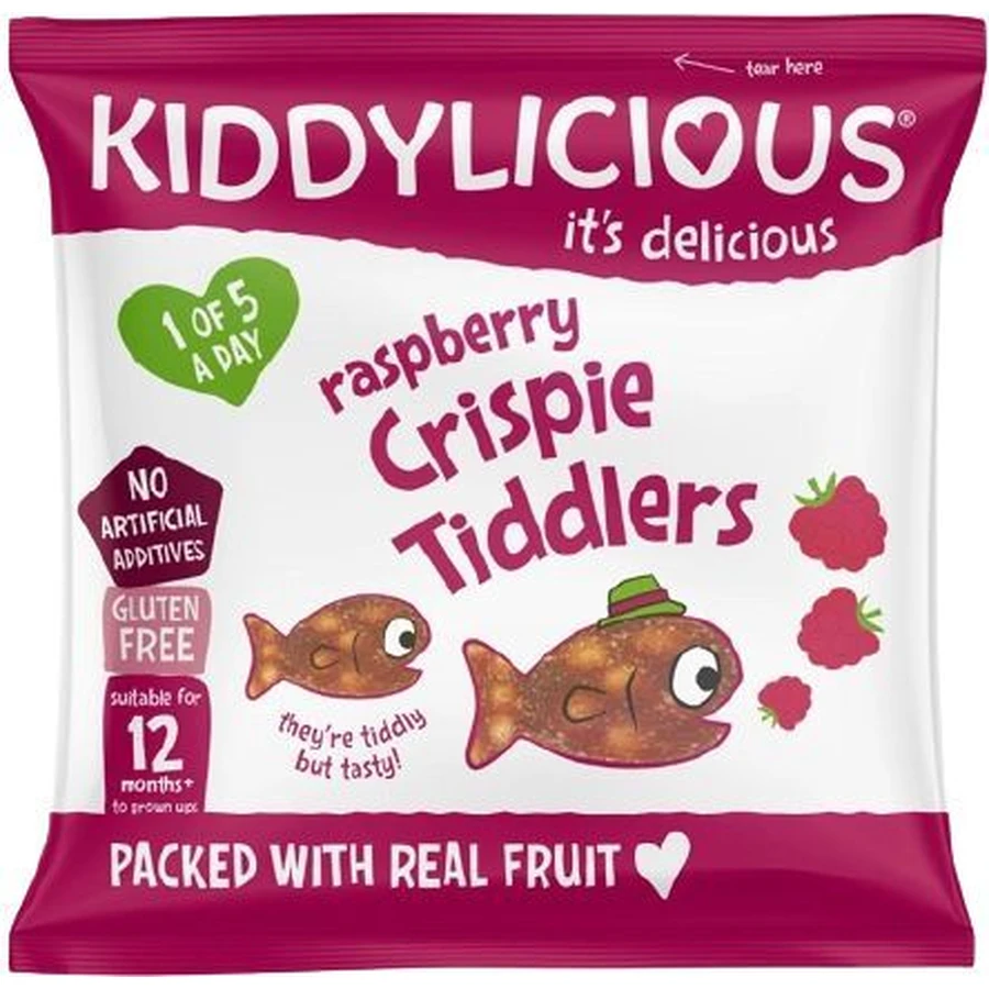 Рибка Kiddylicious Хрустка малина 12 г: ціни та характеристики