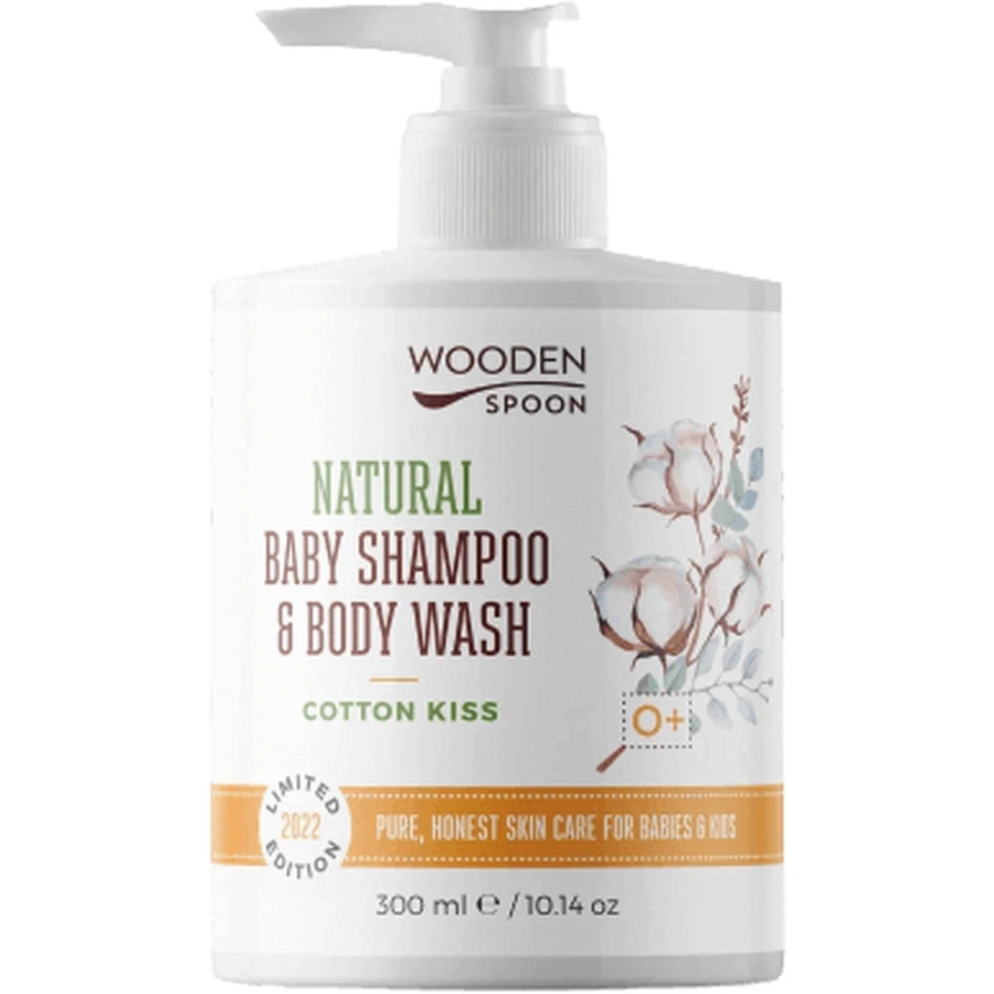 Woodenspoon Детский гель для душа и ампула для волос 2в1 Cotton Kiss 300 мл: цены и характеристики