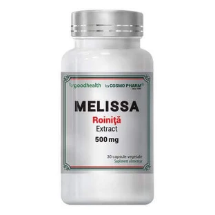 Экстракт мелиссы, 500 мг, 30 капсул, Cosmo Pharm