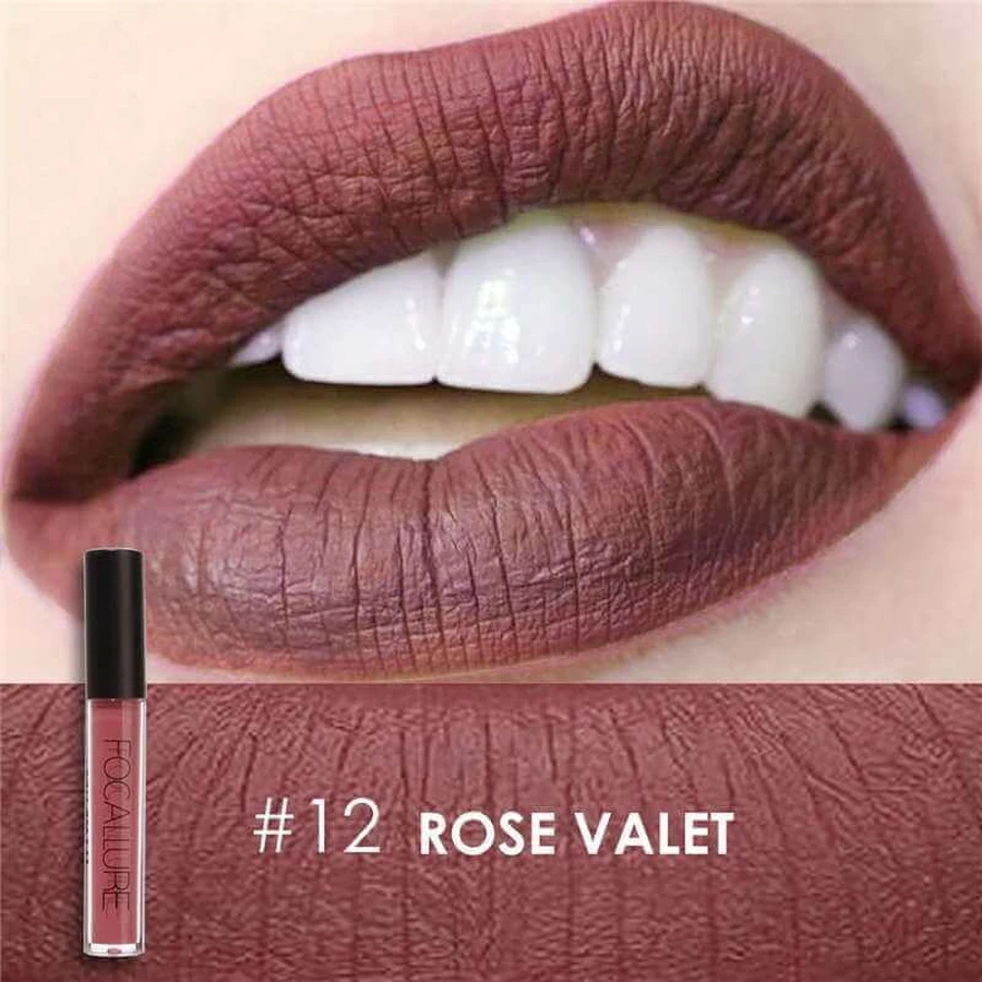 Рідка помада Focallure 12 Rose Valet Matte Liquid Lipstick: ціни та характеристики