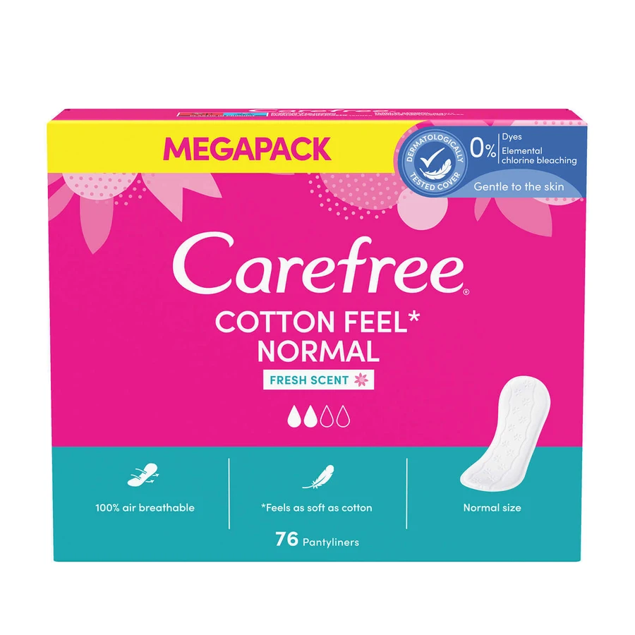 Прокладки бавовняні з різними ароматами Carefree Cotton, 76 шт.: ціни та характеристики
