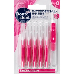 Міжзубні щітки Dontodent, 6 шт.