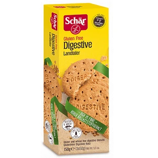 Безглютеновое пищеварительное печенье, 150 г, Dr. Schar