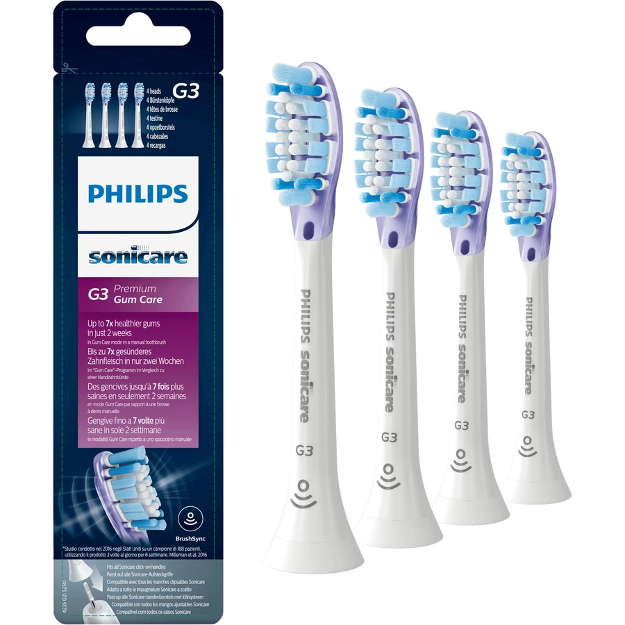 Змінна насадка для догляду за яснами Philips Sonicare Premium HX9054/17 4 шт.: ціни та характеристики