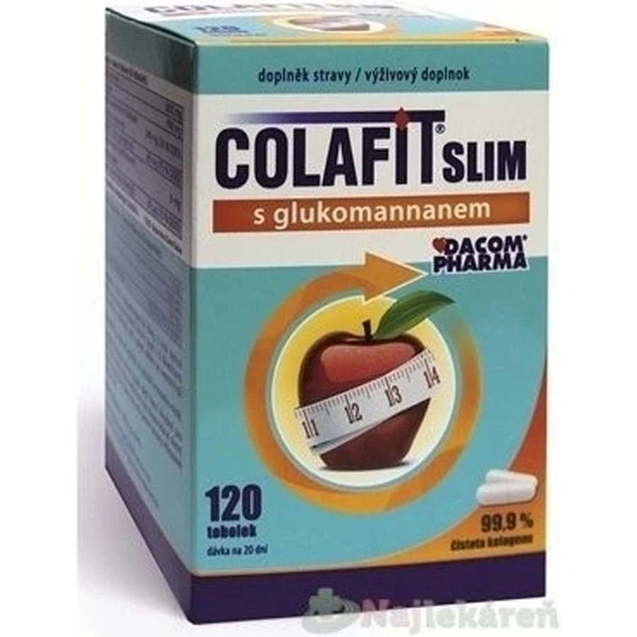 COLAFIT SLIM з глюкоманнаном 1×120 cps, дієтична добавка: ціни та характеристики