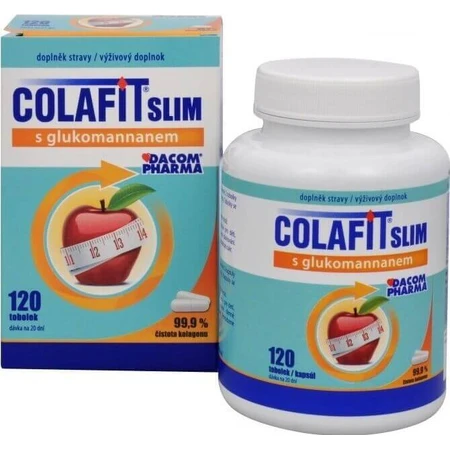 COLAFIT SLIM з глюкоманнаном 1×120 cps, дієтична добавка: ціни та характеристики