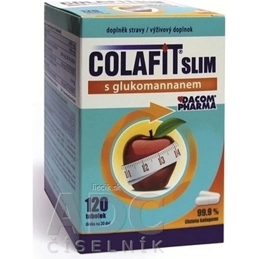 COLAFIT SLIM з глюкоманнаном 1×120 cps, дієтична добавка: ціни та характеристики