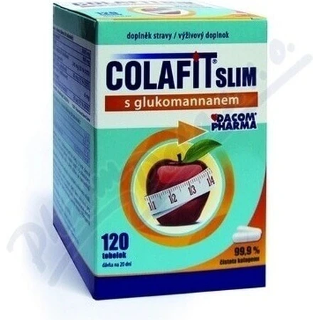 COLAFIT SLIM з глюкоманнаном 1×120 cps, дієтична добавка: ціни та характеристики