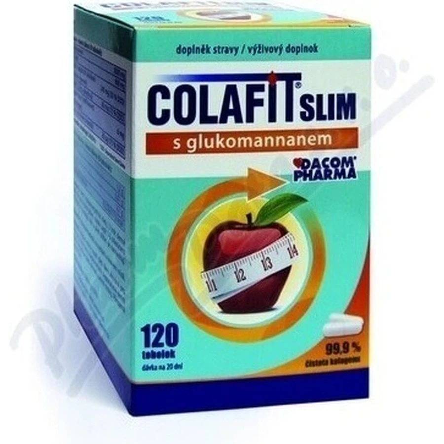 COLAFIT SLIM з глюкоманнаном 1×120 cps, дієтична добавка: ціни та характеристики