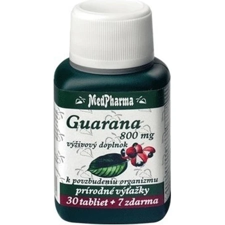 MedPharma GUARANA 800MG 1×37 tbl, гуарана: ціни та характеристики