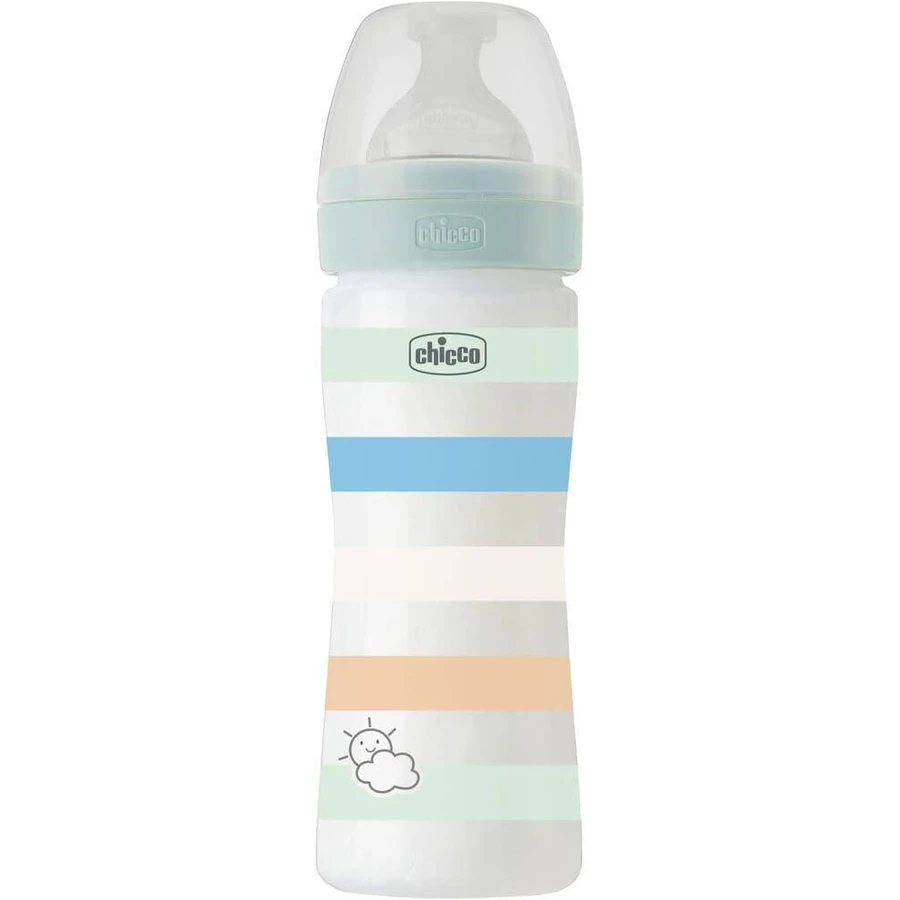 Chicco Faa Соска для грудного вигодовування Well-being силіконова для хлопчика 250 мл: ціни та характеристики