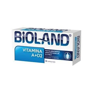 Bioland Вітамін A+D2, 30 м'яких гелів, Biofarm