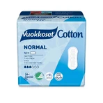 Vuokkoset Cotton, гигиенические салфетки без крылышек, Normal, 14 шт.: цены и характеристики