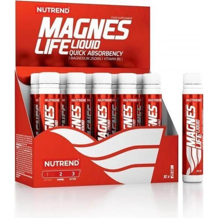 NUTREND MAGNESLIFE Рідина 10×25 мл, пляшки: ціни та характеристики
